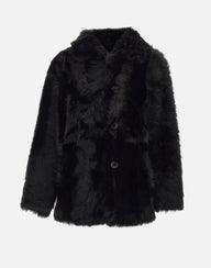 HISO Pelliccia "Milkyway nappa" BLACK Donna 