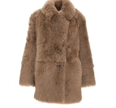 HISO Pelliccia in Shearling "Signi" BROWN Donna 