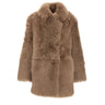 HISO Pelliccia in Shearling "Signi" BROWN Donna 