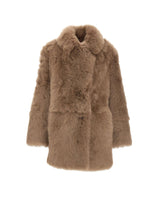 HISO Pelliccia in Shearling "Signi" BROWN Donna 