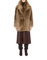 HISO Pelliccia in Shearling "Signi" BROWN Donna 