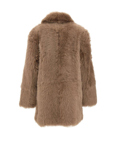 HISO Pelliccia in Shearling "Signi" BROWN Donna 