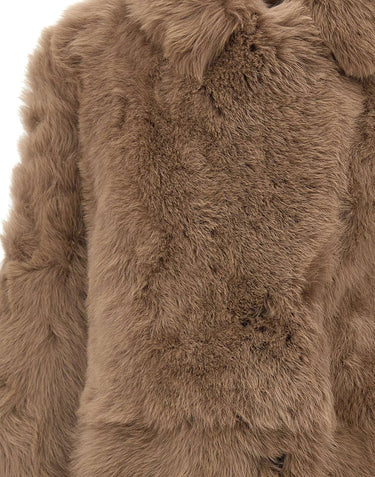 HISO Pelliccia in Shearling "Signi" BROWN Donna 