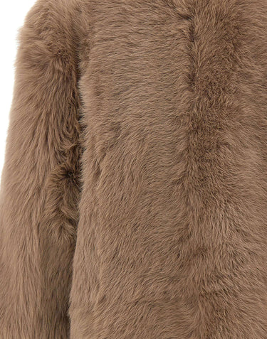 HISO Pelliccia in Shearling "Signi" BROWN Donna 