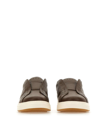 HOGAN Sneakers "H-TV" BROWN Uomo 
