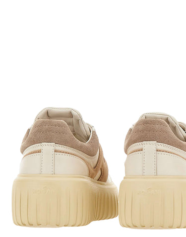 HOGAN Sneakers "H-Stripes" BEIGE Donna 