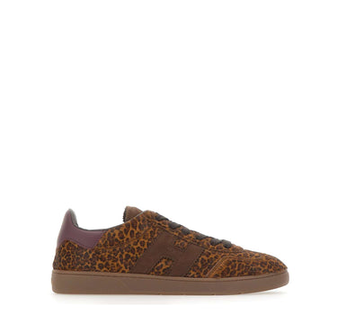 HOGAN Sneakers "Cool" in cavallino BROWN Donna 