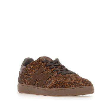 HOGAN Sneakers "Cool" in cavallino BROWN Donna 