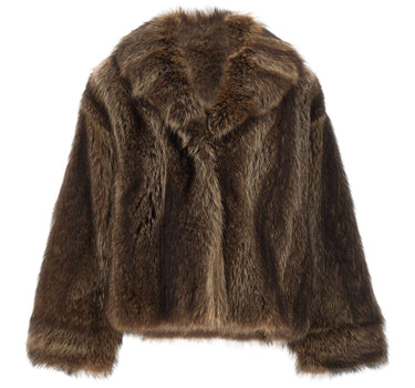 IACOPA Pelliccia "Sepe" BROWN Donna 