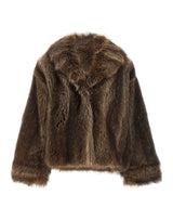IACOPA Pelliccia "Sepe" BROWN Donna 