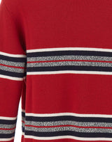 ICEBERG Maglia in lana con ricamo RED Uomo 
