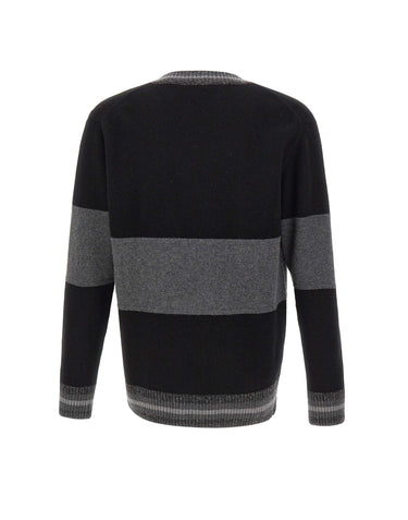 Maglia in lana vergine A0157077 9000 ICEBERG 