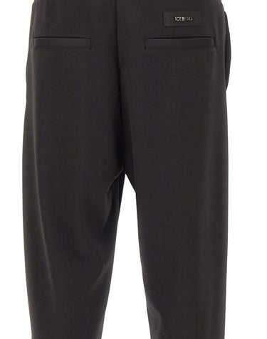 ICEBERG Pantaloni con coulisse BLACK Uomo 