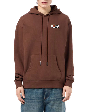 ICEBERG Felpa in cotone con grafica Looney Tunes BROWN Uomo 