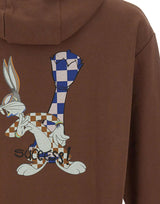 ICEBERG Felpa in cotone con grafica Looney Tunes BROWN Uomo 