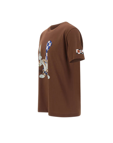ICEBERG T-shirt con stampa Bugs Bunny BROWN Uomo 