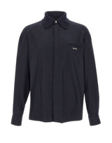 ICEBERG Giacca overshirt in misto lana BLUE Uomo 