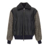 ICEBERG Giubbotto in panno di lana con zip BLACK Uomo 