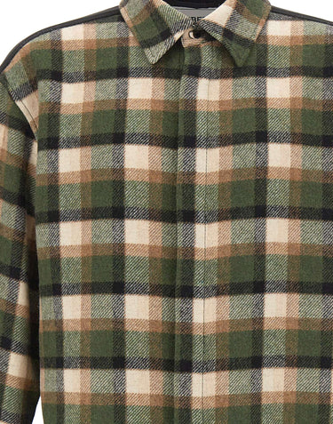 ICEBERG Giacca overshirt in flanella MULTICOLOR Uomo 
