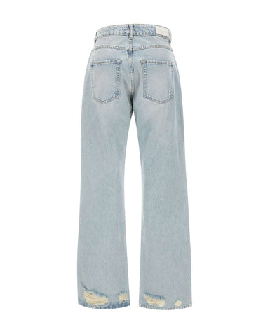 ICON DENIM Jeans "Iris" Light Blue Donna 