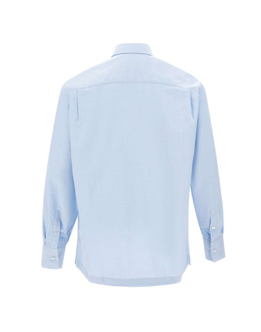 IMP MADE FOR PLEASURE Camicia in cotone Light Blue Uomo 