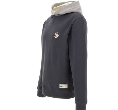 IMP MADE FOR PLEASURE Felpa con cappuccio in cotone GREY Uomo 