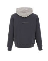 IMP MADE FOR PLEASURE Felpa con cappuccio in cotone GREY Uomo 