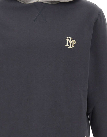 IMP MADE FOR PLEASURE Felpa con cappuccio in cotone GREY Uomo 