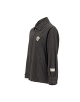 IMP MADE FOR PLEASURE Giacca gessata con zip GREY Uomo 