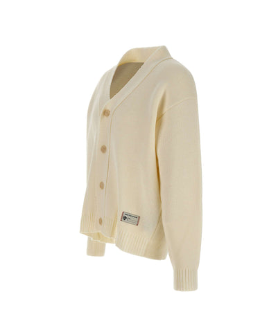 IMP MADE FOR PLEASURE Cardigan in misto lana WHITE Uomo 