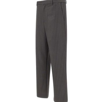 IMP MADE FOR PLEASURE Pantaloni gessati GREY Uomo 