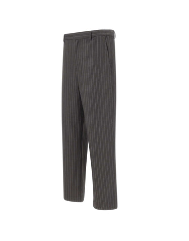 IMP MADE FOR PLEASURE Pantaloni gessati GREY Uomo 