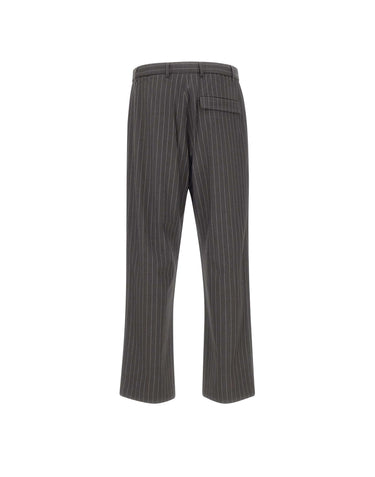 IMP MADE FOR PLEASURE Pantaloni gessati GREY Uomo 