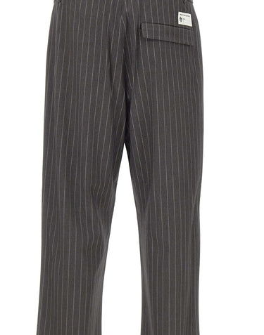 IMP MADE FOR PLEASURE Pantaloni gessati GREY Uomo 