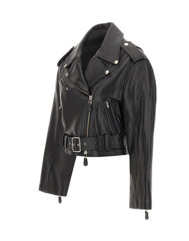 IRO Giacca in pelle "Georgia" BLACK Donna 