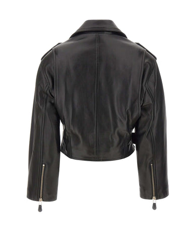 IRO Giacca in pelle "Georgia" BLACK Donna 