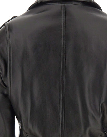 IRO Giacca in pelle "Georgia" BLACK Donna 