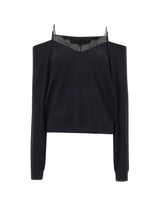 IRO Maglia "Ivoire" BLACK Donna 