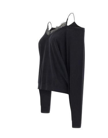 IRO Maglia "Ivoire" BLACK Donna 