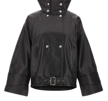 IRO Giacca in pelle "Rubis" BLACK Donna 