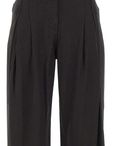 IRO Pantaloni "Flowy" BLACK Donna 