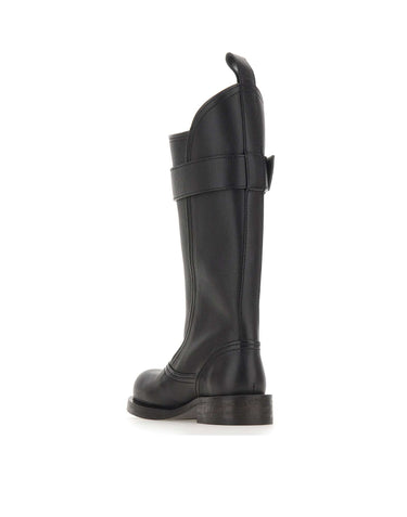 IRO Stivali biker in pelle BLACK Donna 