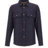 JACOB COHEN Giacca overshirt in flanella di lana BLUE Uomo 