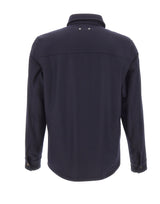 JACOB COHEN Giacca overshirt in flanella di lana BLUE Uomo 