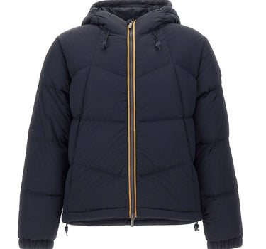 K-WAY Piumino corto trapuntato BLUE Uomo 