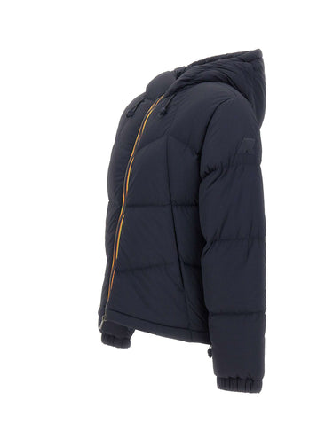 K-WAY Piumino corto trapuntato BLUE Uomo 