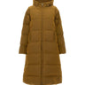 K-WAY Piumino lungo trapuntato BROWN Donna 