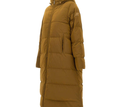 K-WAY Piumino lungo trapuntato BROWN Donna 