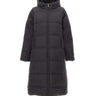 K-WAY Piumino lungo trapuntato BLACK Donna 