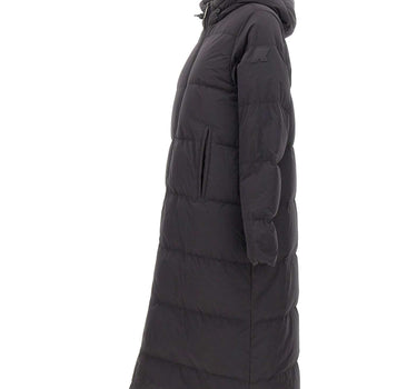 K-WAY Piumino lungo trapuntato BLACK Donna 